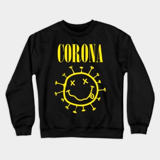 Covid 19 smile face Crewneck Sweatshirt